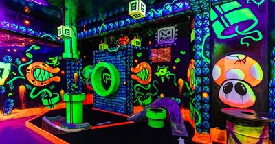 A neon crazy golf bar with cocktails and DJs is opening in Cardiff city centre
