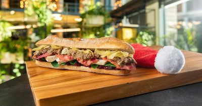 ‘Ultimate Christmas sandwich’ heading for Manchester, it’s under a fiver and has ‘pigs in blankets’ crisps in it