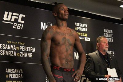 UFC 281 weigh-in results: Israel Adesanya vs. Alex Pereira avoids issue in dramatic fashion; two others miss weight
