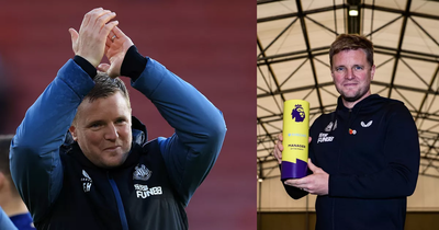 Eddie Howe named manager of the month for October as he invites army of staff to celebrate