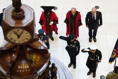 In Pictures: Armistice Day marked with two-minute silence