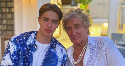 Rod Stewart tells son, 15, 'keep it in your trousers' to avoid being young dad like him