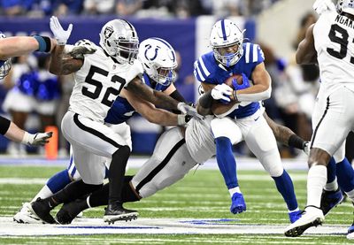 Colts are now 5.5-point underdogs to Raiders in Week 10
