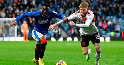 'Offensive banner' at Rangers vs Aberdeen clash sees man charged