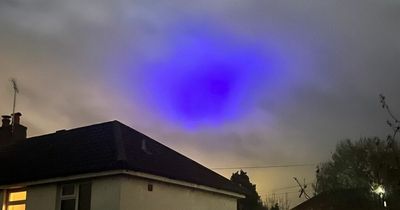 'Mystery' blue light in sky over Bristol explained after sightings again last night