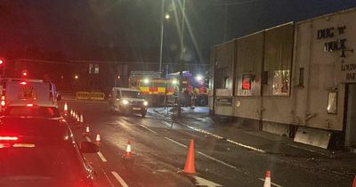 Lanarkshire pub destroyed in late night inferno