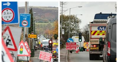 Roadworks on both main roads in and out of Ramsbottom causing 'nightmare' delays for drivers