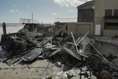 Nicole leaves 'unprecedented' building damage along part of Florida coast