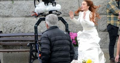 Everything we know about Lindsay Lohan's new Irish rom-com for Netflix - from runaway bride shots to stunt double criteria