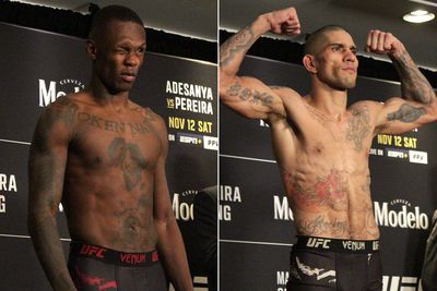 UFC 281 video: Israel Adesanya, Alex Pereira make weight for title-fight headliner