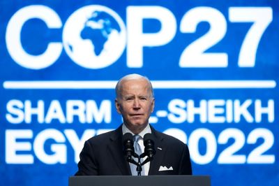 Biden urges world to 'step up' climate fight at COP27