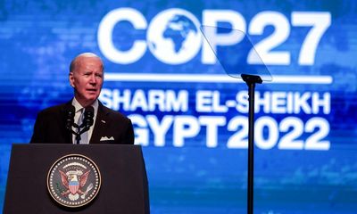 Biden’s speech and protesting medics: what happened on fifth day of Cop27