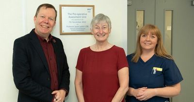 Jason Leitch opens new pre-op assessment unit at Ayrshire hospital