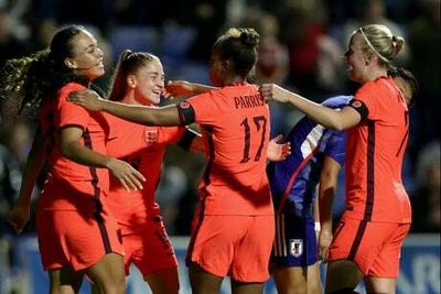 England 4-0 Japan: Jess Park scores on debut as Lionesses cruise to another commanding win