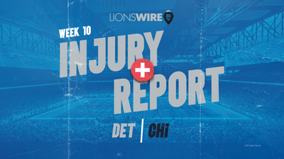 Lions final injury report for Week 10: Josh Reynolds out, 4 questionable