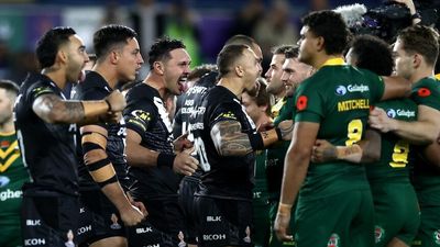 New Zealand played with fury but it wasn't enough to down Australia at the Rugby League World Cup
