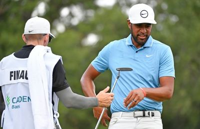 Finau surges to lead at weather-hit Houston Open