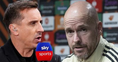 Erik ten Hag and Gary Neville in agreement over Man Utd's weakness this season