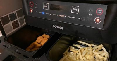 It cost me 15p to cook chicken nuggets and chips in the Tower air fryer from Very that's flying off the shelves
