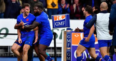 What time is France v South Africa kick-off today and what TV channel is it on?