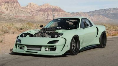 Crazy Mazda RX-7 Receives V12 Engine Swap From Pagani Zonda