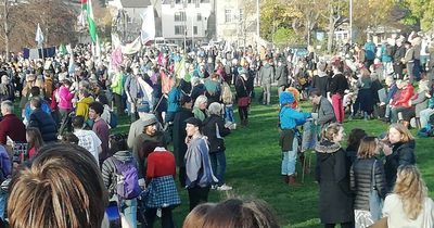 Hundreds of Edinburgh eco activists march through city ahead of COP27 in Egypt