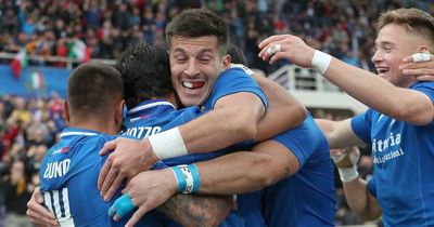 Italy beat Australia for first time to stun the rugby world amid wild scenes of joy