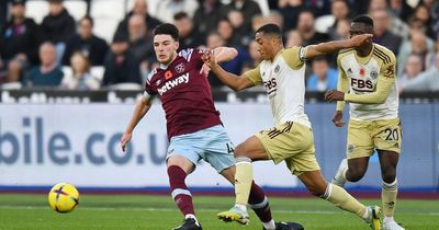 West Ham player ratings: Declan Rice stars in Premier League defeat to Leicester City