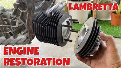 Watch This 1963 Lambretta Engine Get a Rebuild