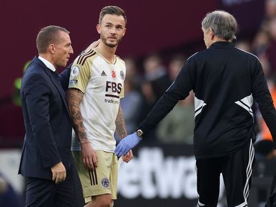 Brendan Rodgers says James Maddison is ok for World Cup after knee injury scare