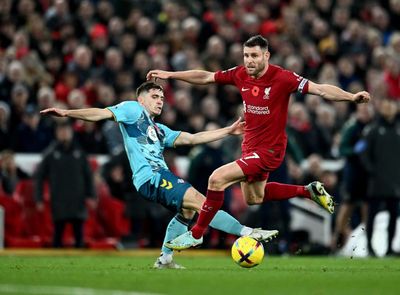 Jurgen Klopp pays tribute to ‘exceptional’ James Milner after reaching 600-game milestone