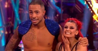 Strictly viewers distracted by Tyler West's tiny sparkly waistcoat