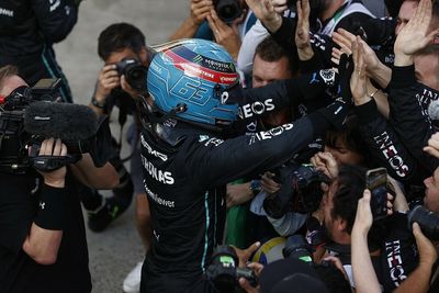 F1 Brazilian GP: Russell overhauls Verstappen to win sprint race