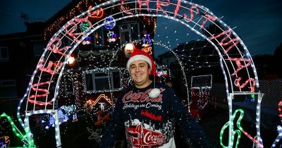 Christmas-obsessed dad transforms house and garden into amazing winter wonderland