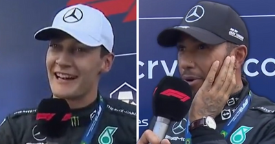 George Russell and Lewis Hamilton react to "crazy" Sprint result ahead of Brazilian GP