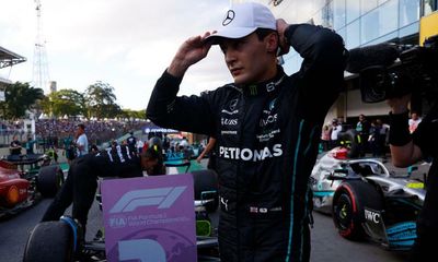 George Russell wins Brazilian F1 GP sprint race as Mercedes take front row