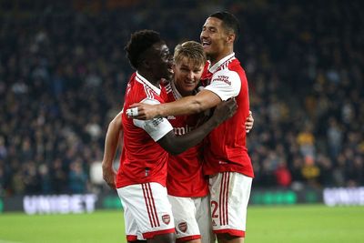 Martin Odegaard double tames Wolves and sends Arsenal five points clear