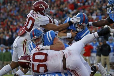 Wicked facemask penalty sets up Ole Miss touchdown against ‘Bama