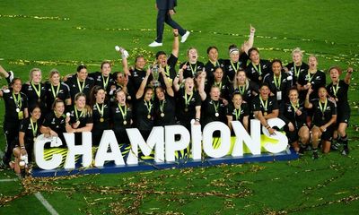 ‘Come together as one’: Black Ferns’ World Cup triumph unites nation