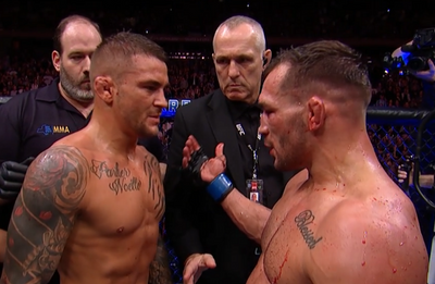 Twitter reacts to Dustin Poirier’s thrilling submission of Michael Chandler at UFC 281