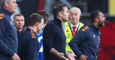 'We got told' - Frank Lampard makes referees claim after controversial Bournemouth goal in Everton defeat