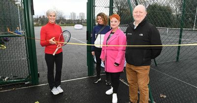 Judy Murray reopens Maryhill Park tennis courts after £257,000 facelift
