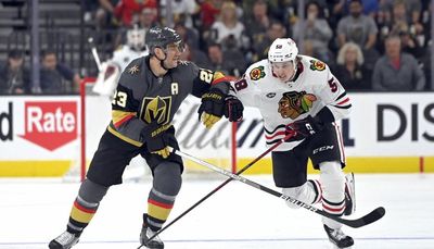 Blackhawks’ MacKenzie Entwistle adjusting to playing left wing for first time