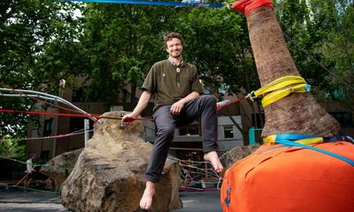 ‘You can’t escape danger’: the artist making ‘risky’ playgrounds – and splitting opinions
