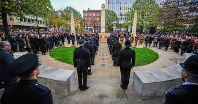 'We will remember them': Manchester comes together to mark Remembrance Sunday