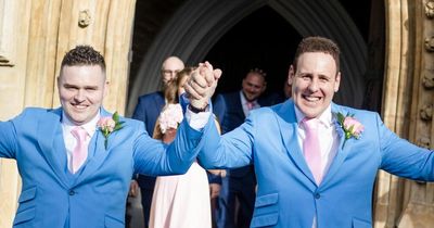 Same-sex couple finally get their dream wedding after being turned down by 31 churches