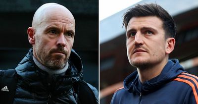 Erik ten Hag's brutal Harry Maguire snub speaks volumes over bleak Man Utd future