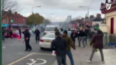 WATCH: Derry City and Shelbourne fans clash ahead of FAI Cup final