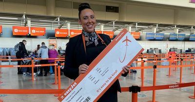 'Overwhelmed' woman handed free easyJet holiday at Liverpool Airport
