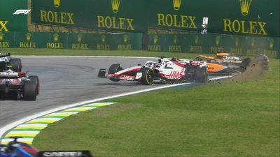 George Russell wins Formula 1 Sao Paulo Grand Prix, Daniel Ricciardo crashes out of on first lap